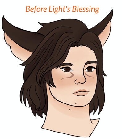 Kheda with dark brown hair and dark brown eyes.